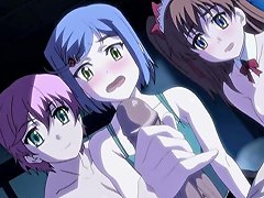 Adorable Anime Threesome Gets Fucked
