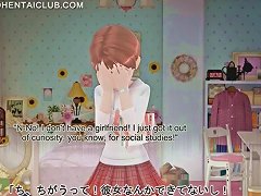 A Pure Anime Girl Revealing Her Undergarments Through Upskirt In A Pornographic Video