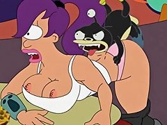Futurama Porn Amy Wong And Turanga Leela Fucked In A Club Parodie