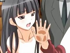 A Brunette Hentai Girl Gets Intensely Fucked And Stimulated Anally
