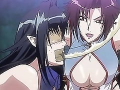 A Hentai Woman Who Is Tied Up Has Her Vagina And Anus Played With